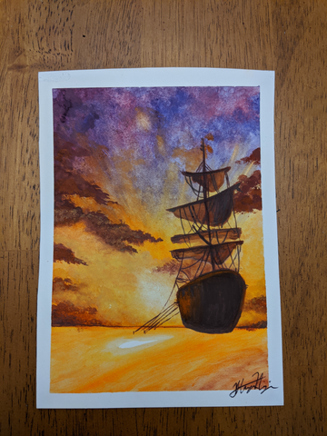 Boat Painting