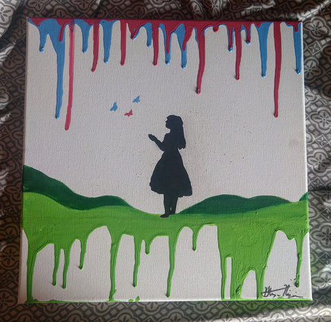 Butterfly Girl painting